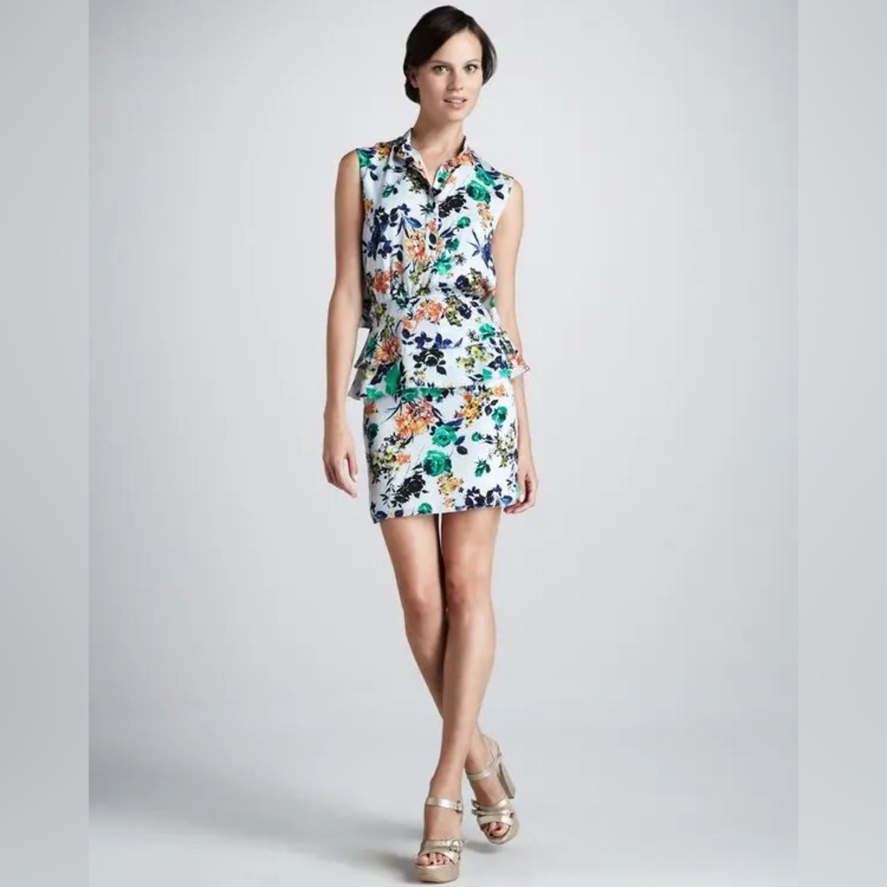 Sachin & Babin Floral Sleeveless Dress